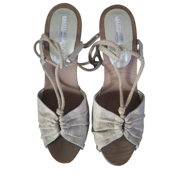 Stella McCartney lace up heels Size 7.5 - Picture 4 of 9